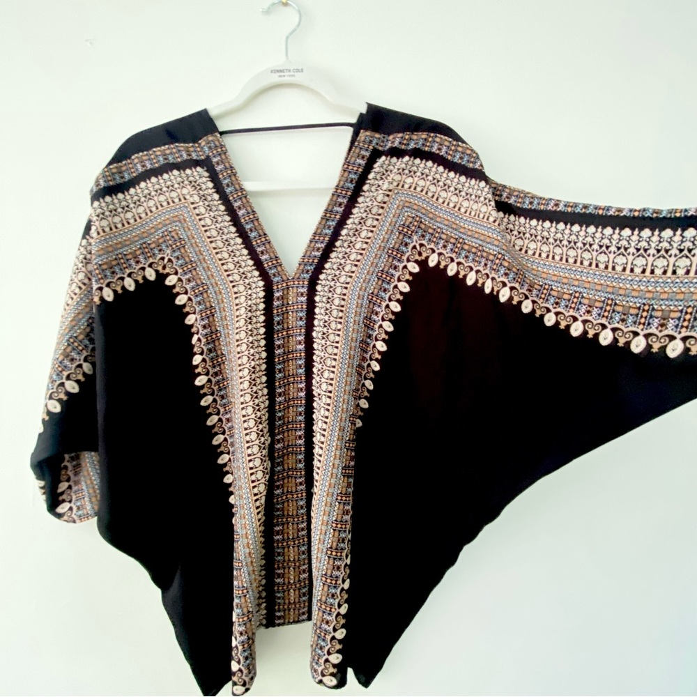 Rose + Olive Bohemian Blouse Size Medium